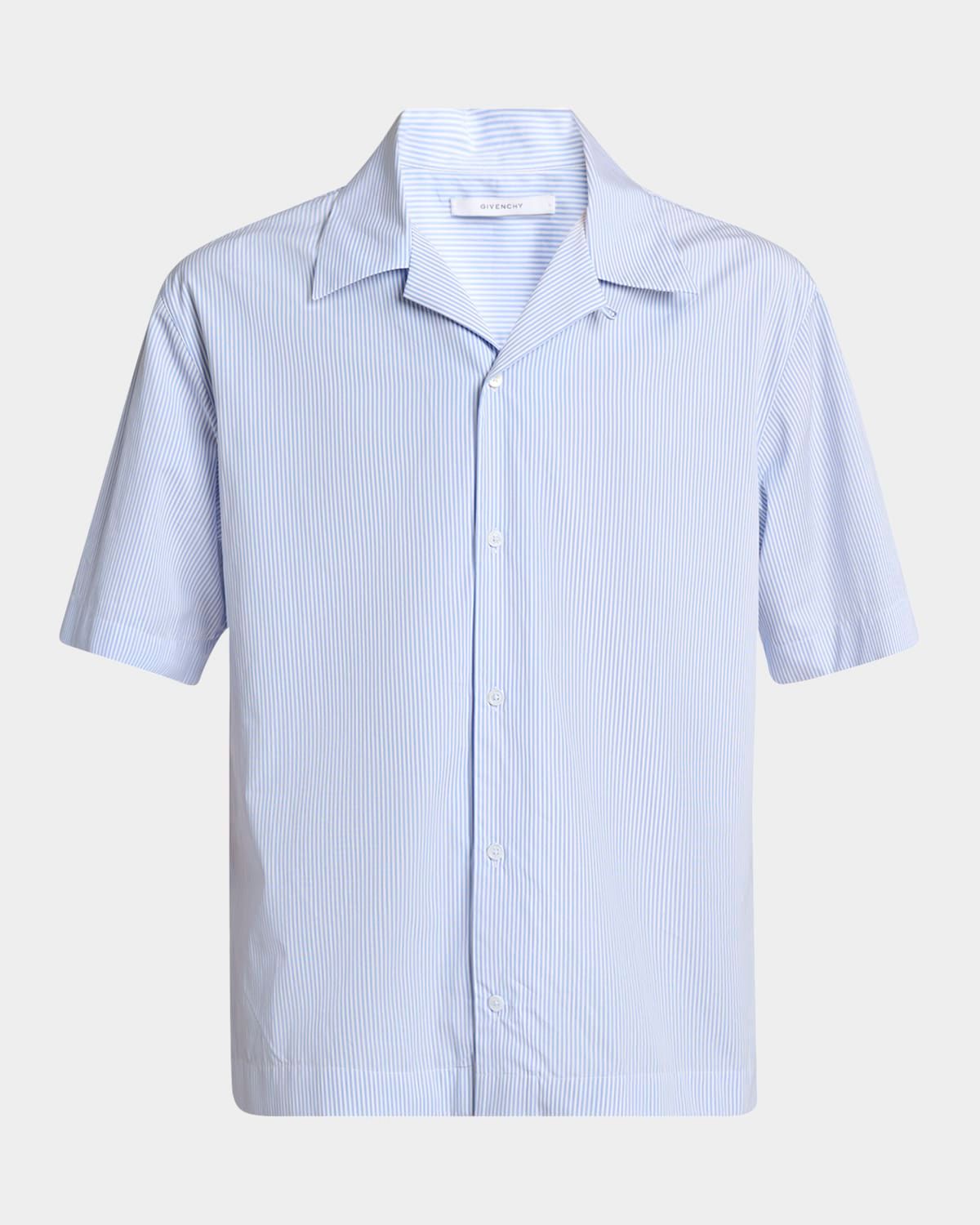 Men & apos;s Pinstripe Bowling Shirt