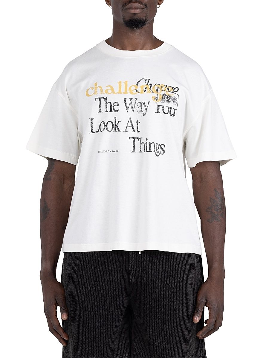 Men's The Challenge Graphic Jersey T-Shirt - White - Size Small