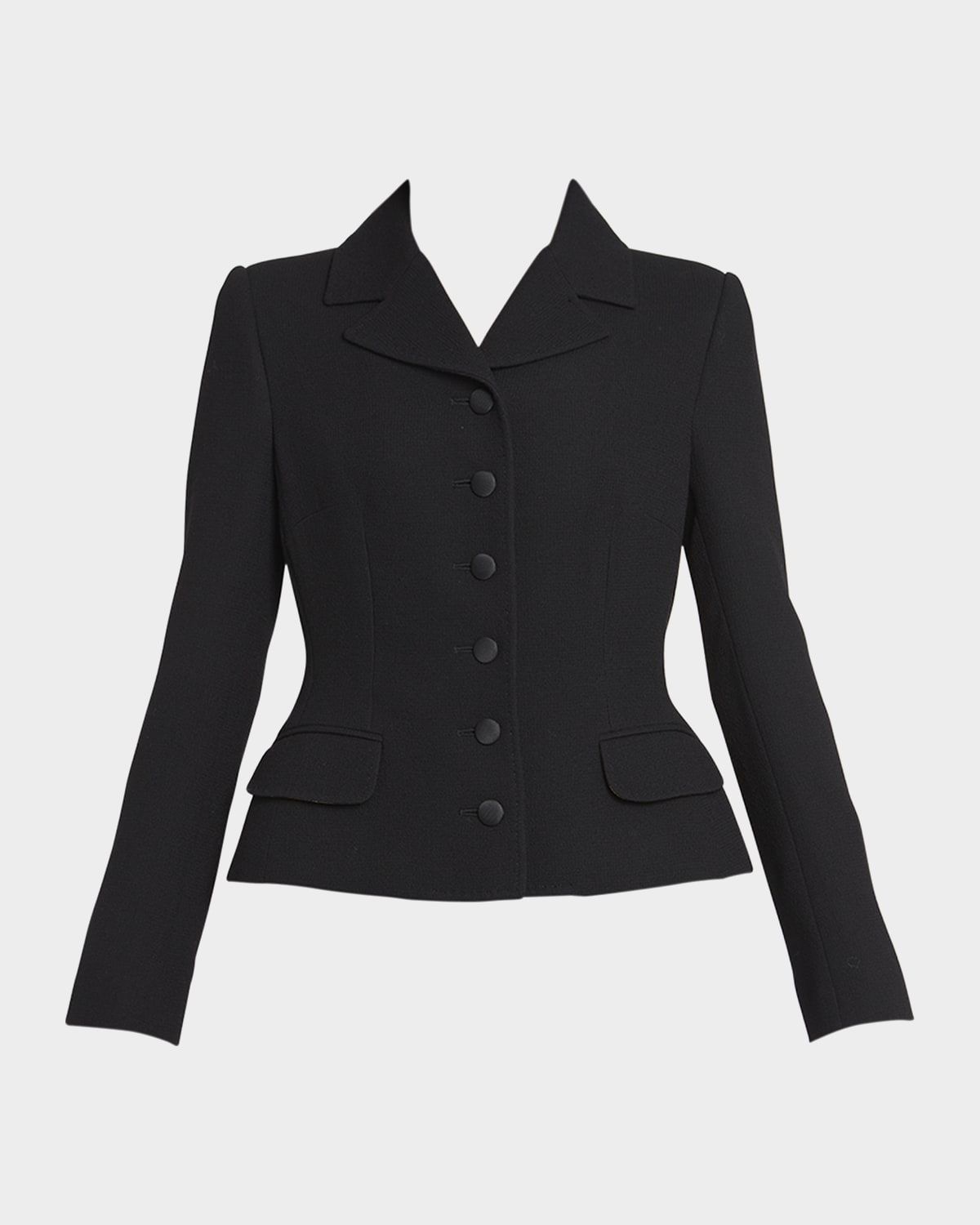 Wool Single-Breasted Jacket