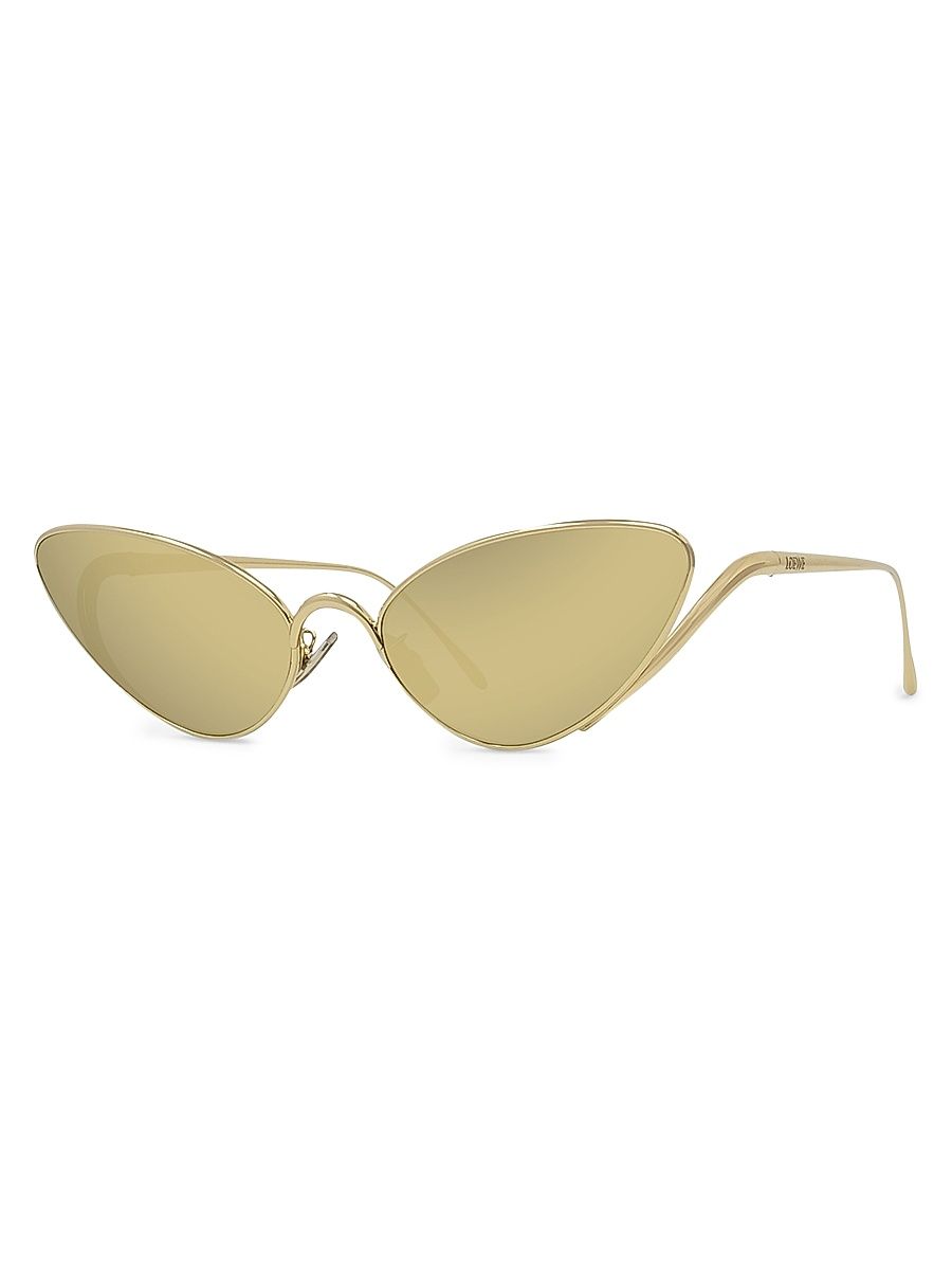 Women's 59MM Cat-Eye Sunglasses - Gold