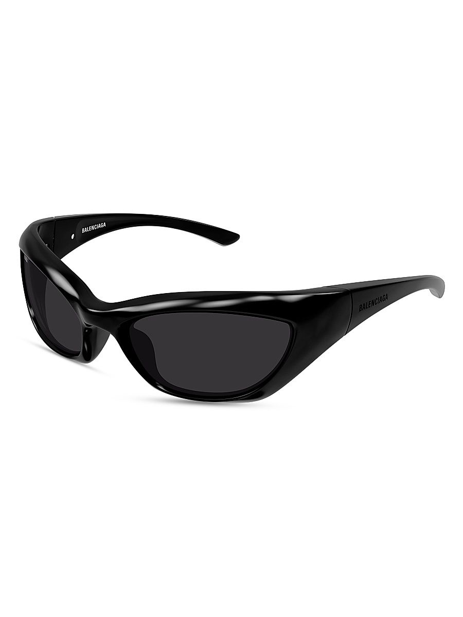 Men's Racer 65MM Directional Sunglasses - Black