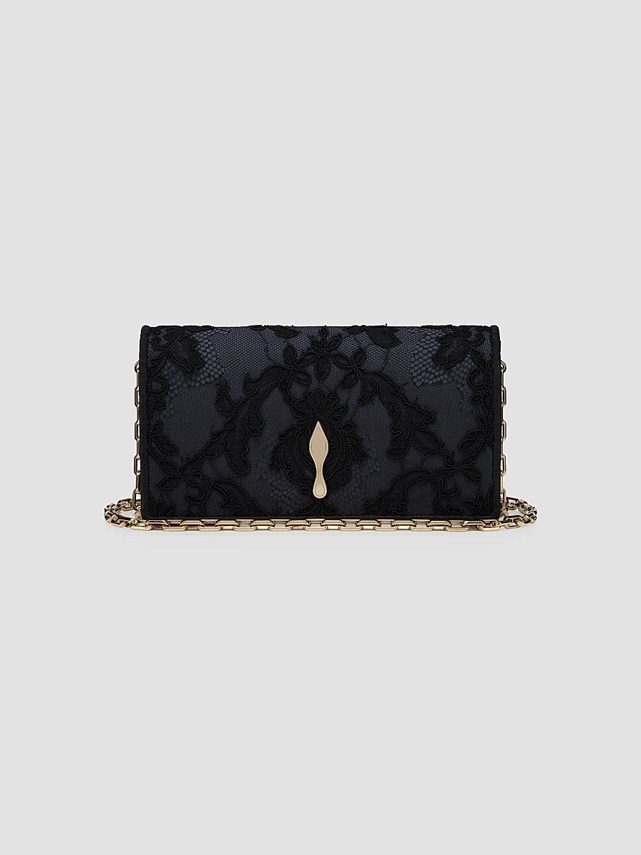 Christian Louboutin Women's Bettina Satin Clutch - Black