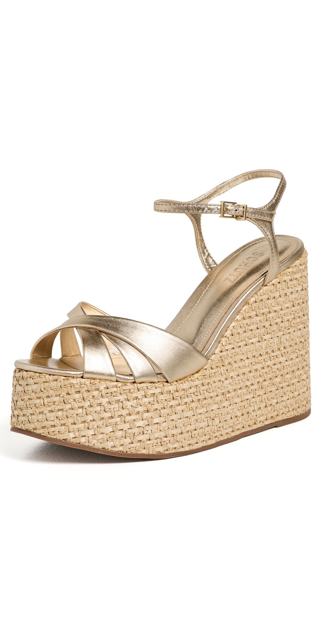 Schutz Keefa Wedges Platina 8