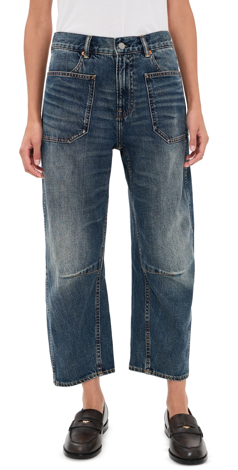 Denimist Bella Utility Jeans Sloane Indigo 28