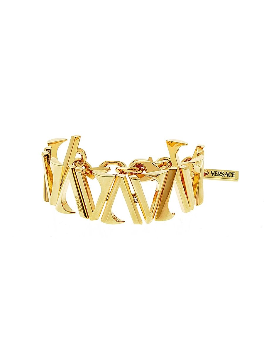 Women's V Goldtone Bracelet - Versace Gold