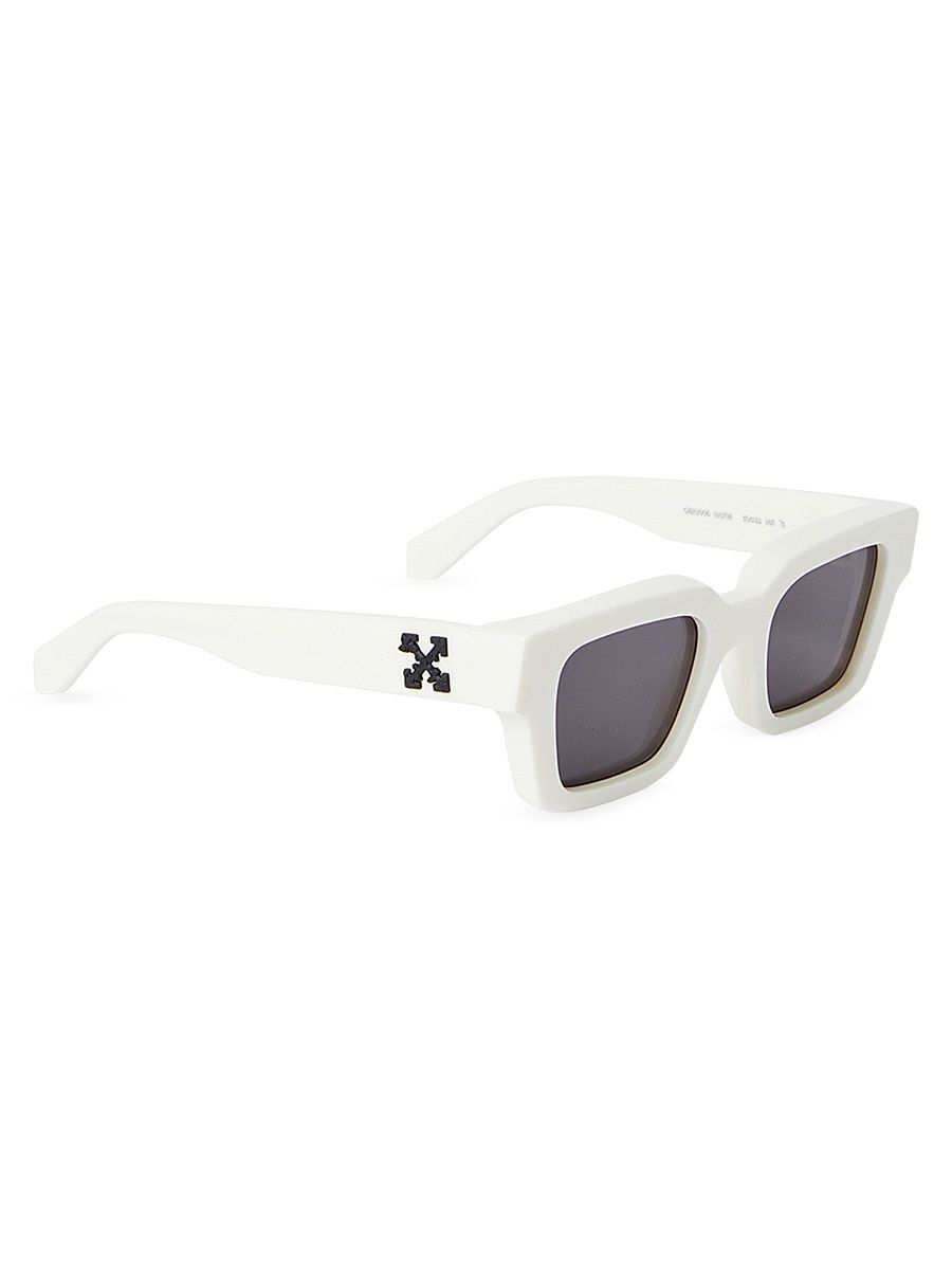 Women's Virgil 50MM Square Sunglasses - White