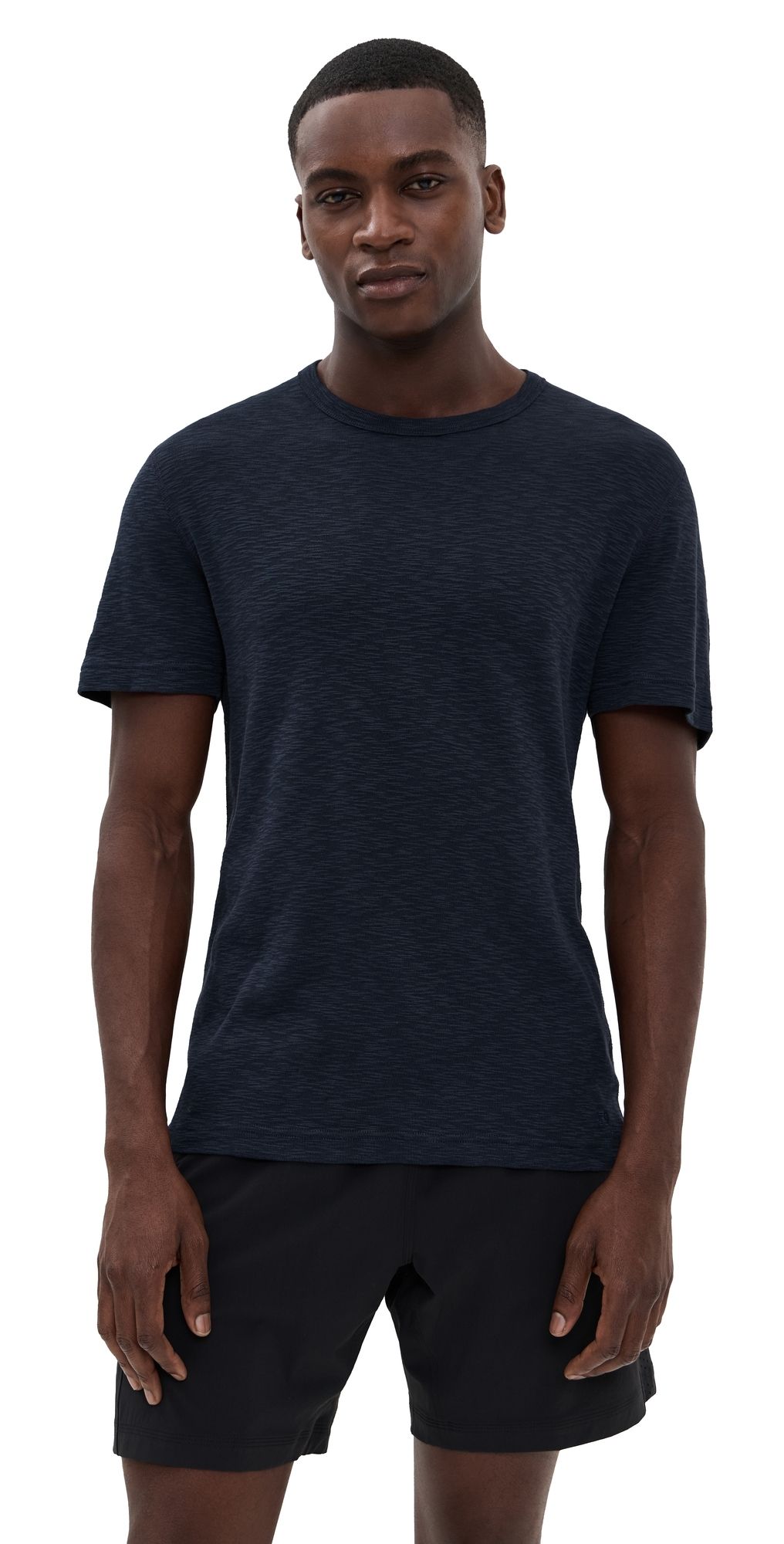 Reigning Champ 1x1 Slub Slim T-Shirt Navy XS