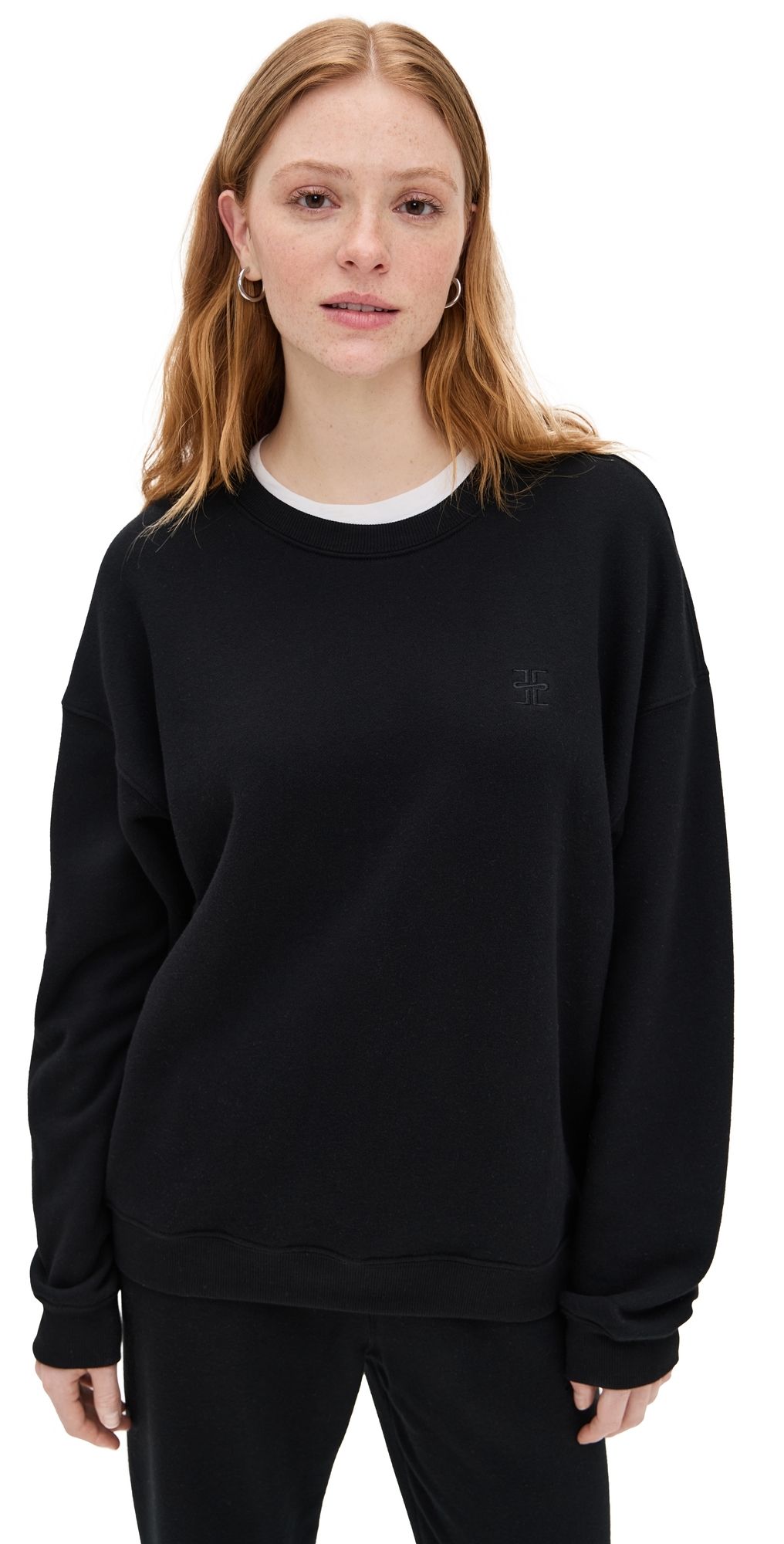 Éterne Oversized Crewneck Sweatshirt Black XL