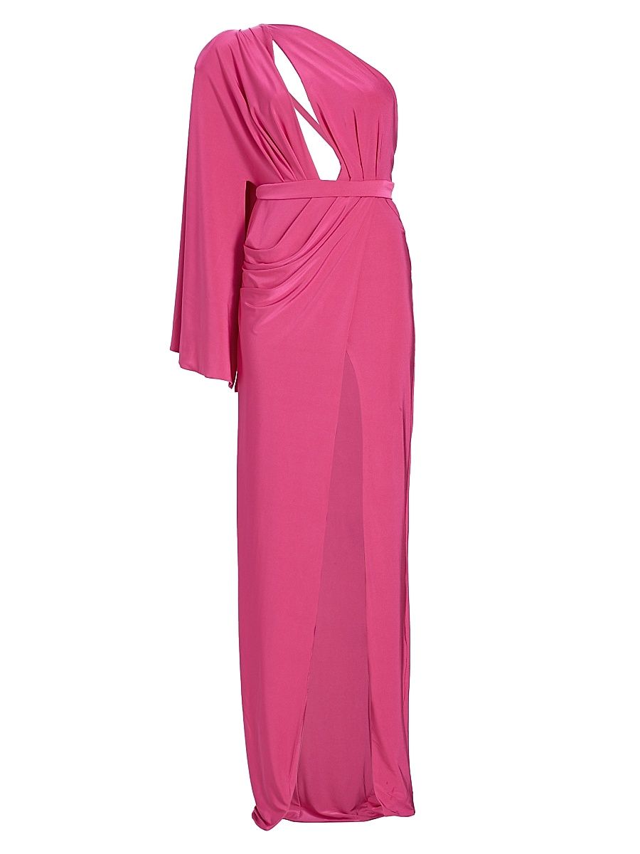 Women's Ethan Cut-Out Jersey Maxi Dress - Fuschia - Size 10