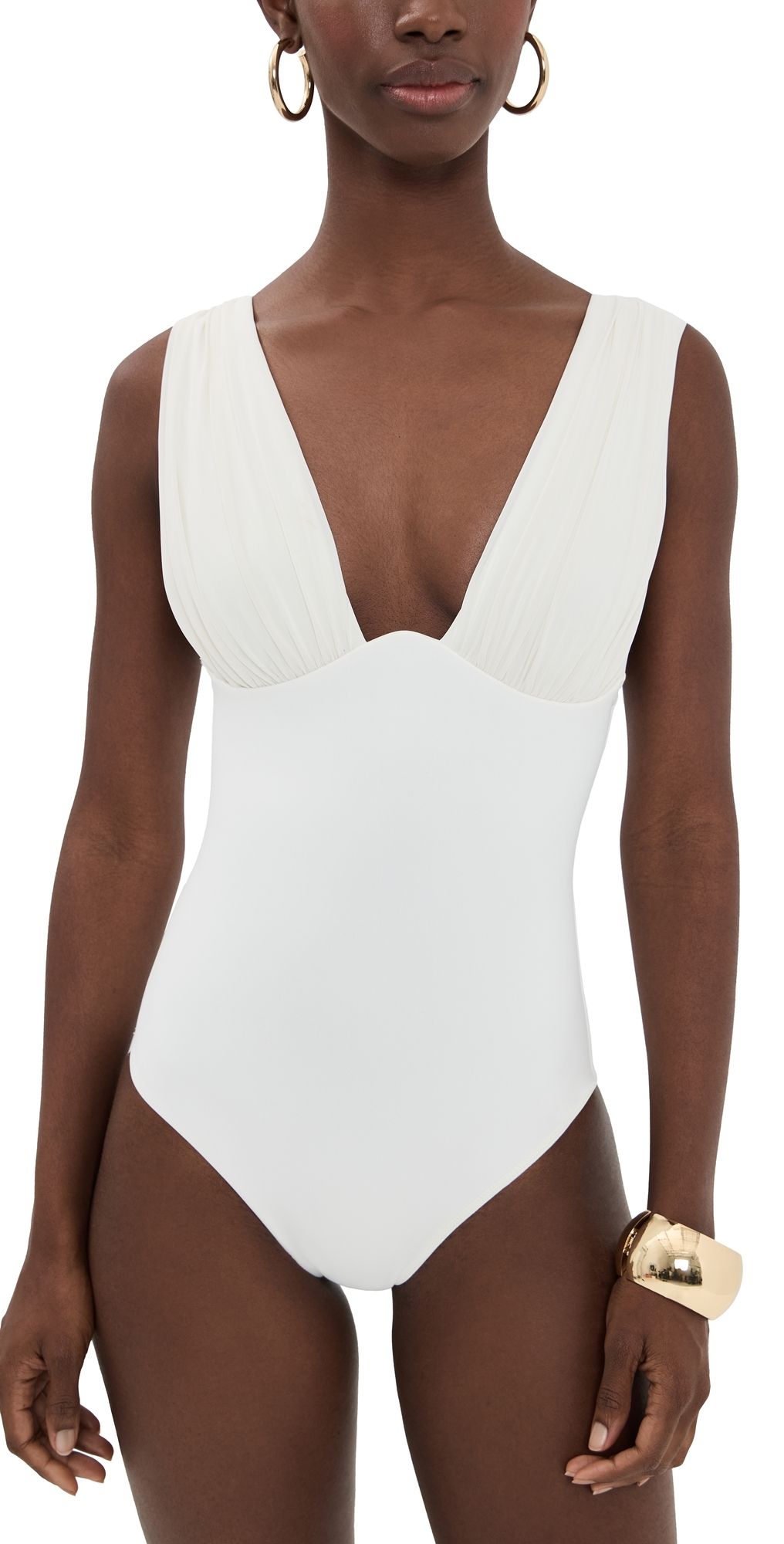 Zimmermann Awaken Gathered One Piece Ivory 3