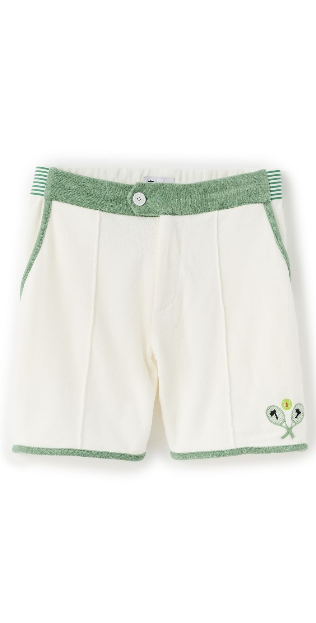 Tombolo Fault One' Tennis Cabana Shorts 6.75 White XXL