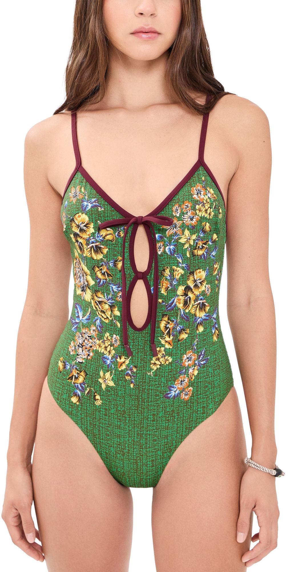 ALÉMAIS Phyllis One Piece Swimsuit Green XL