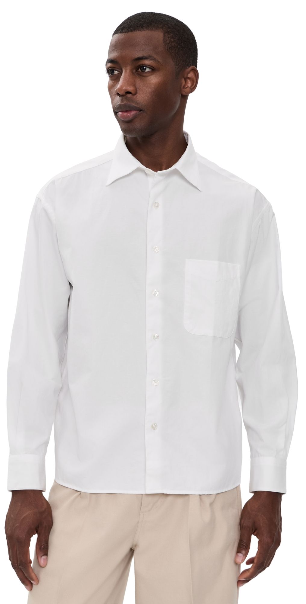 Aaron Levine David Lynch Linen Shirt White XXL