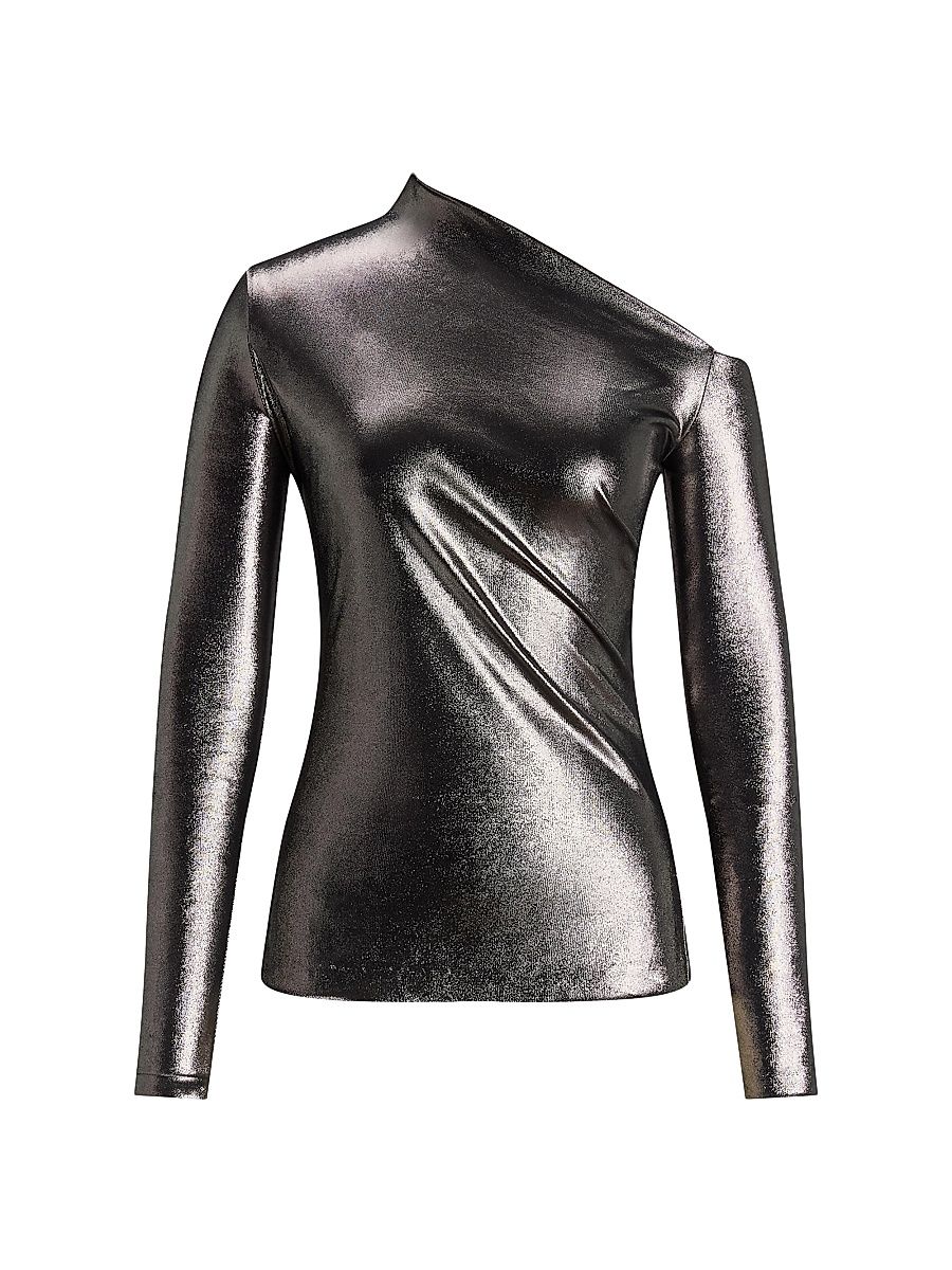 Women's Asteroid Laminated Jersey Top - Asteroid - Size XS