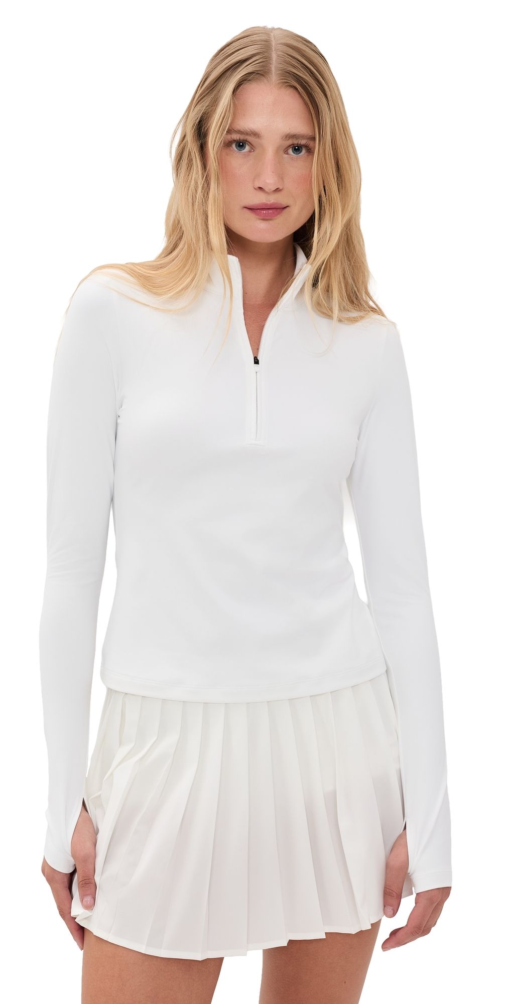 Splits59 Tess Rigor Quarter Zip White XL