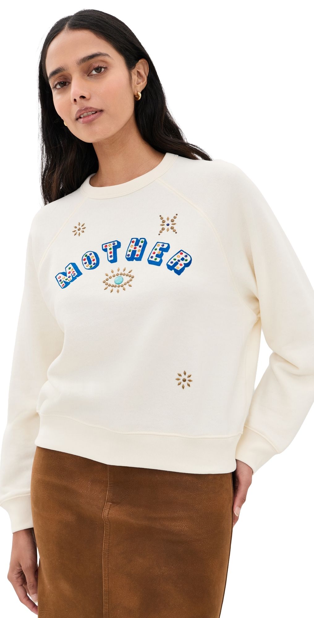 MOTHER The Concert Sweatshirt Starry Eyed M