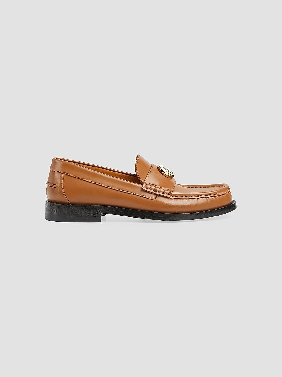 Gucci Women's Princetown Leather Loafer - Brown - Size 6.5