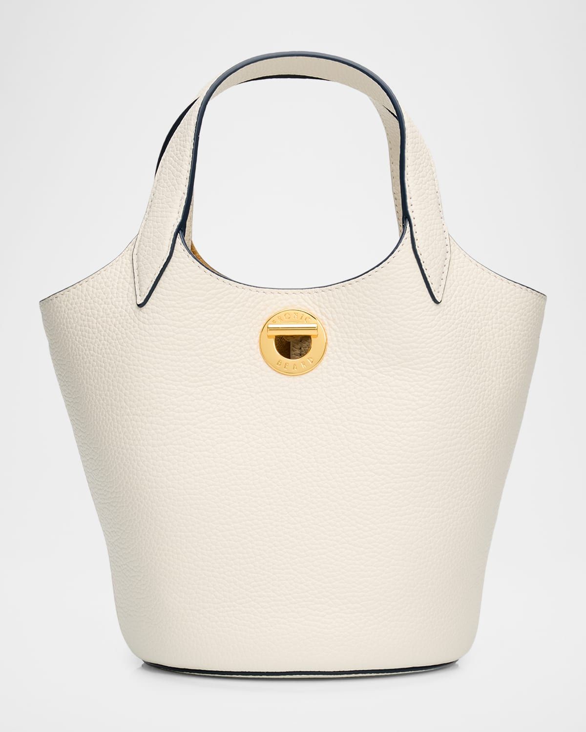 Anchor Grain Leather Top-Handle Bag