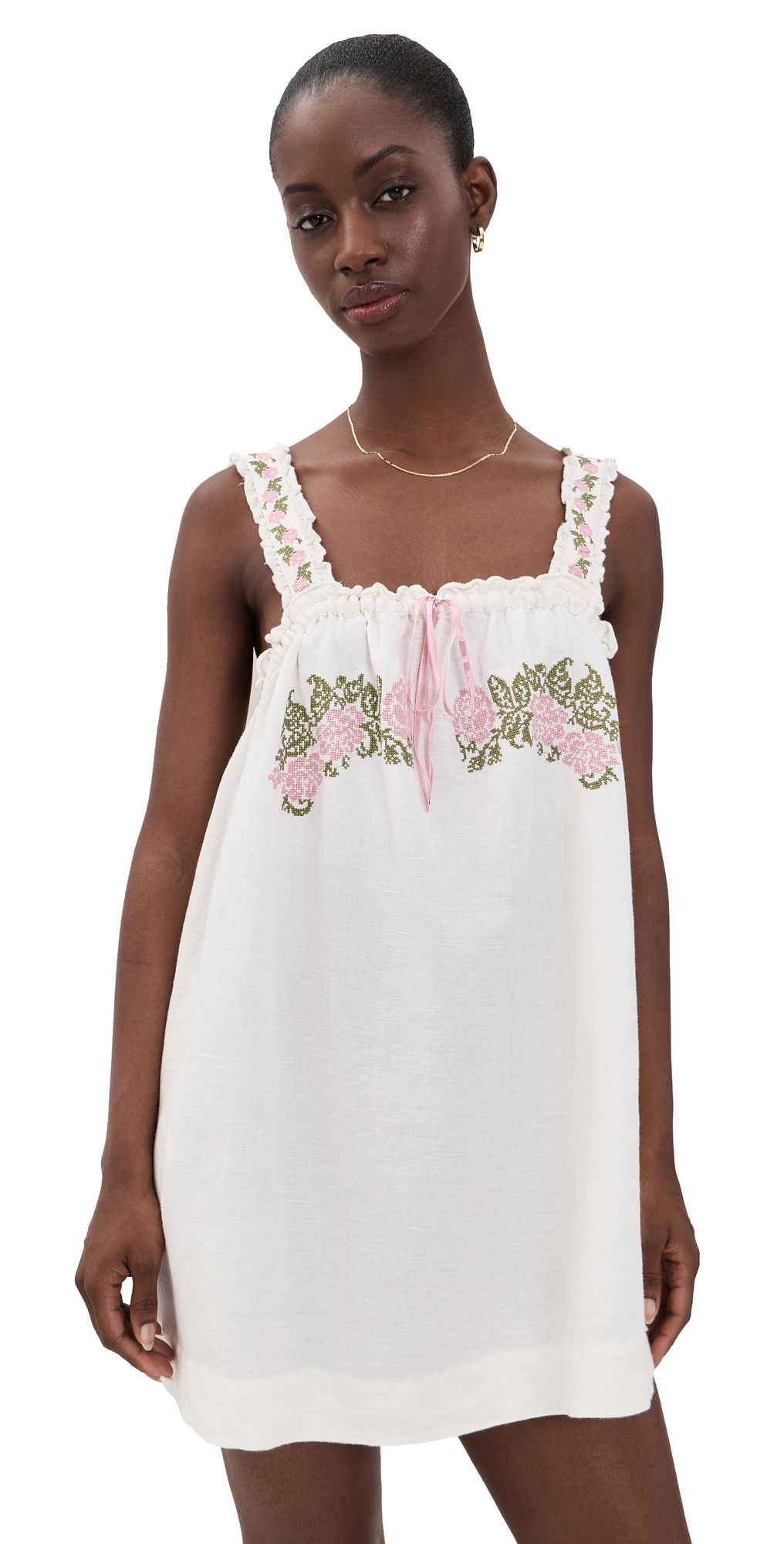 Muse Assembly Mary Mini Dress White L