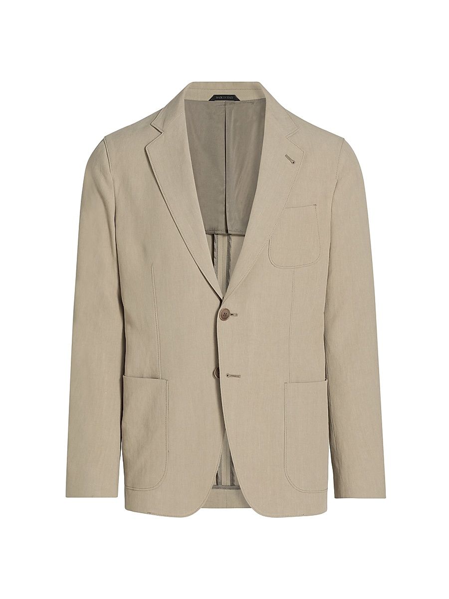 Men's Upton Linen Jacket - Solid Light - Size 48