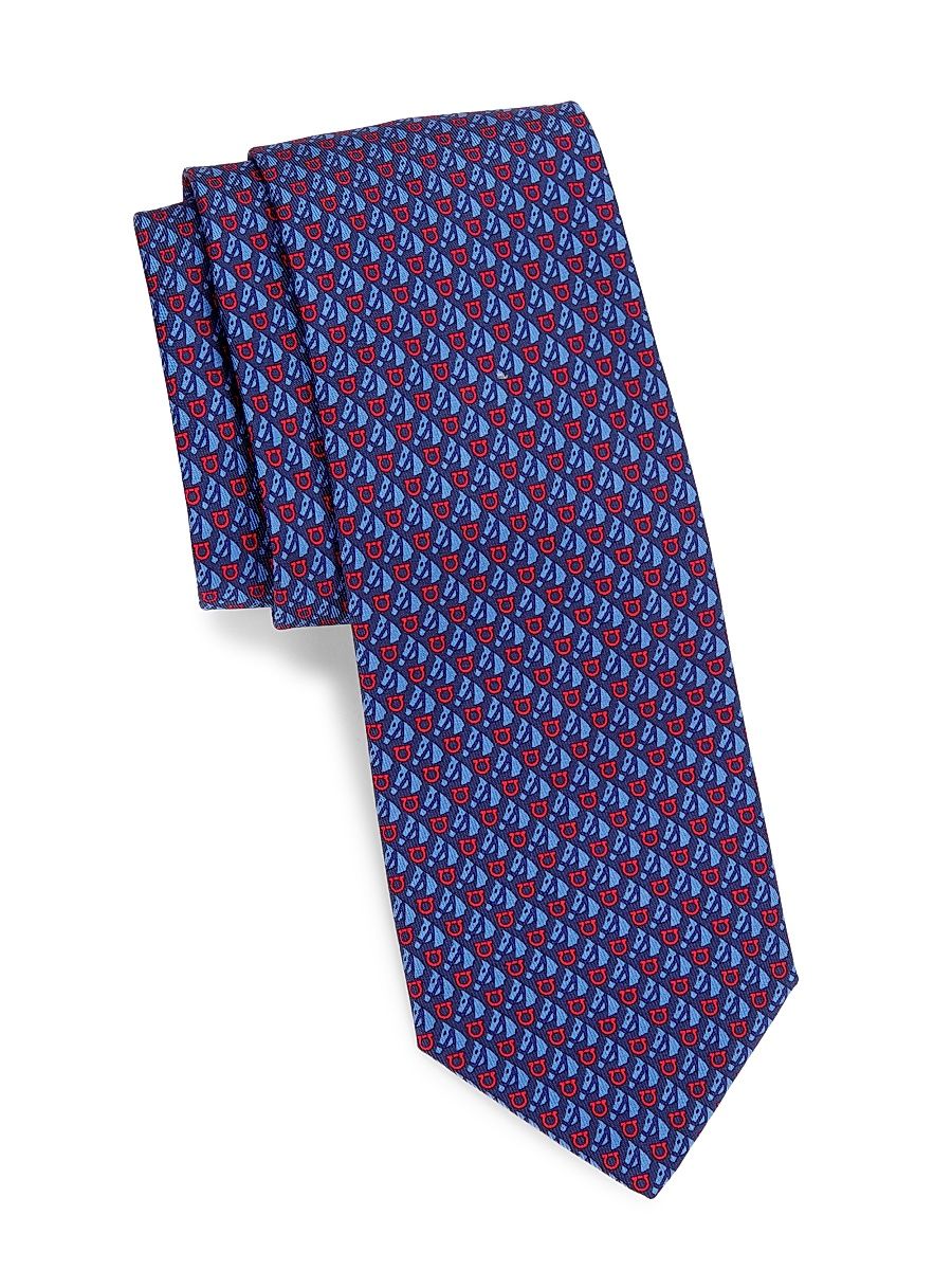 Men's Varenne Silk Tie - Blue