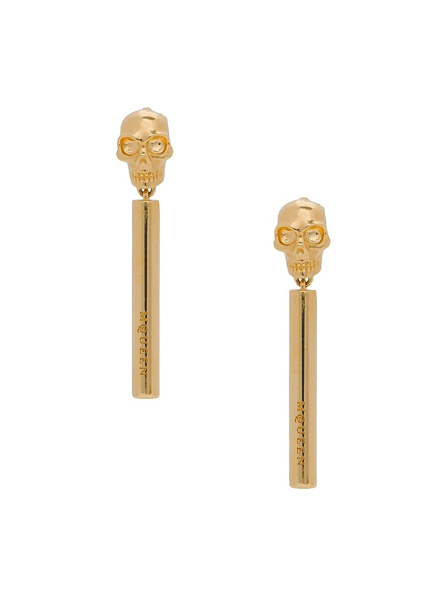 Women's Goldtone Bar Drop Earrings - Meteorite