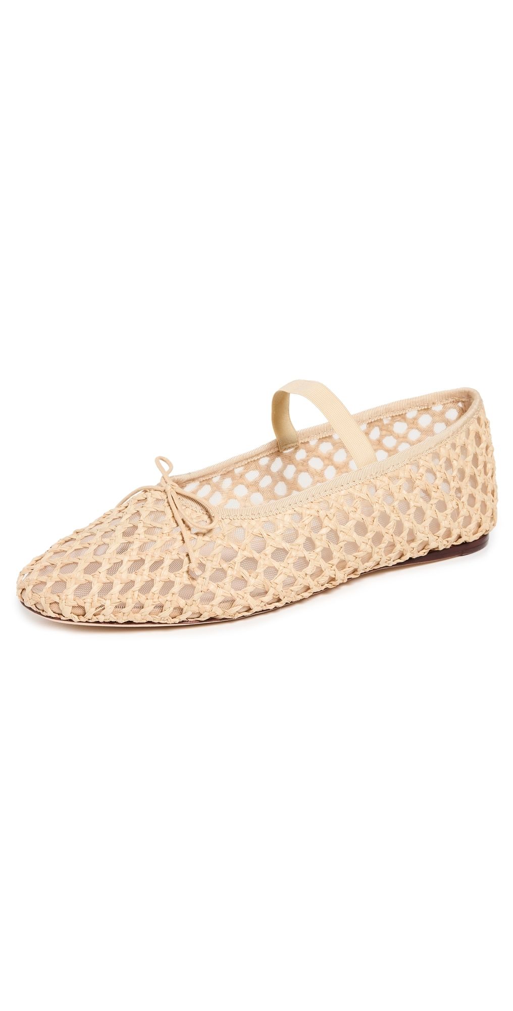 Loeffler Randall Leonie Soft Ballet Flats Natural 12