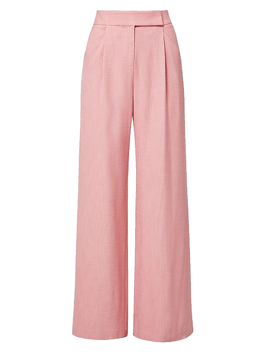 Women's Marbeau High-Rise Wide-Leg Pants - Petal - Size 16