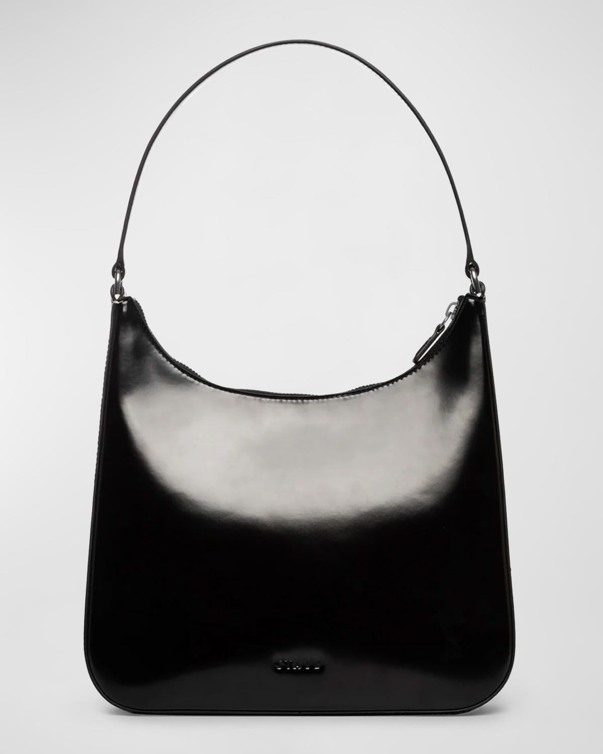 Alec Zip Leather Shoulder Bag
