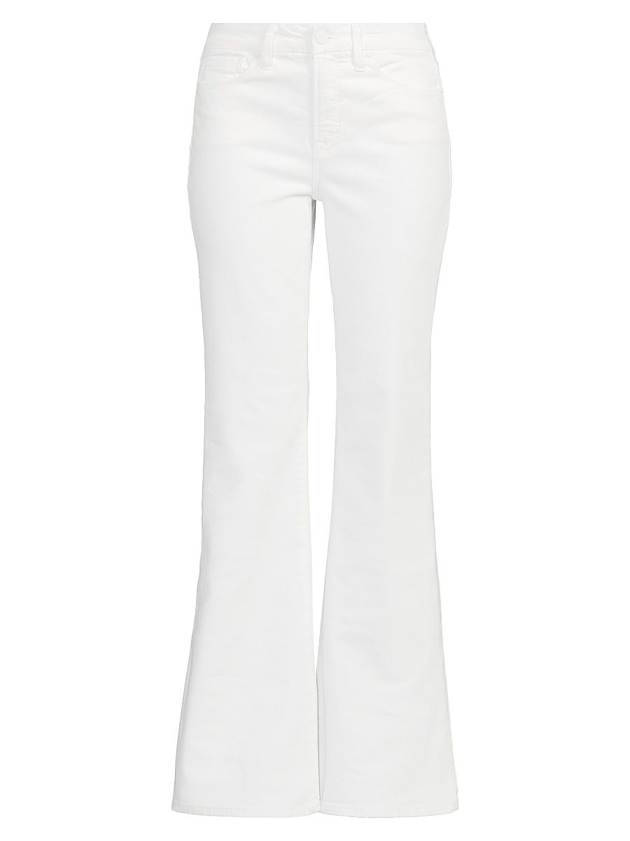 Women's Good Legs Flare Jeans - White - Size 8