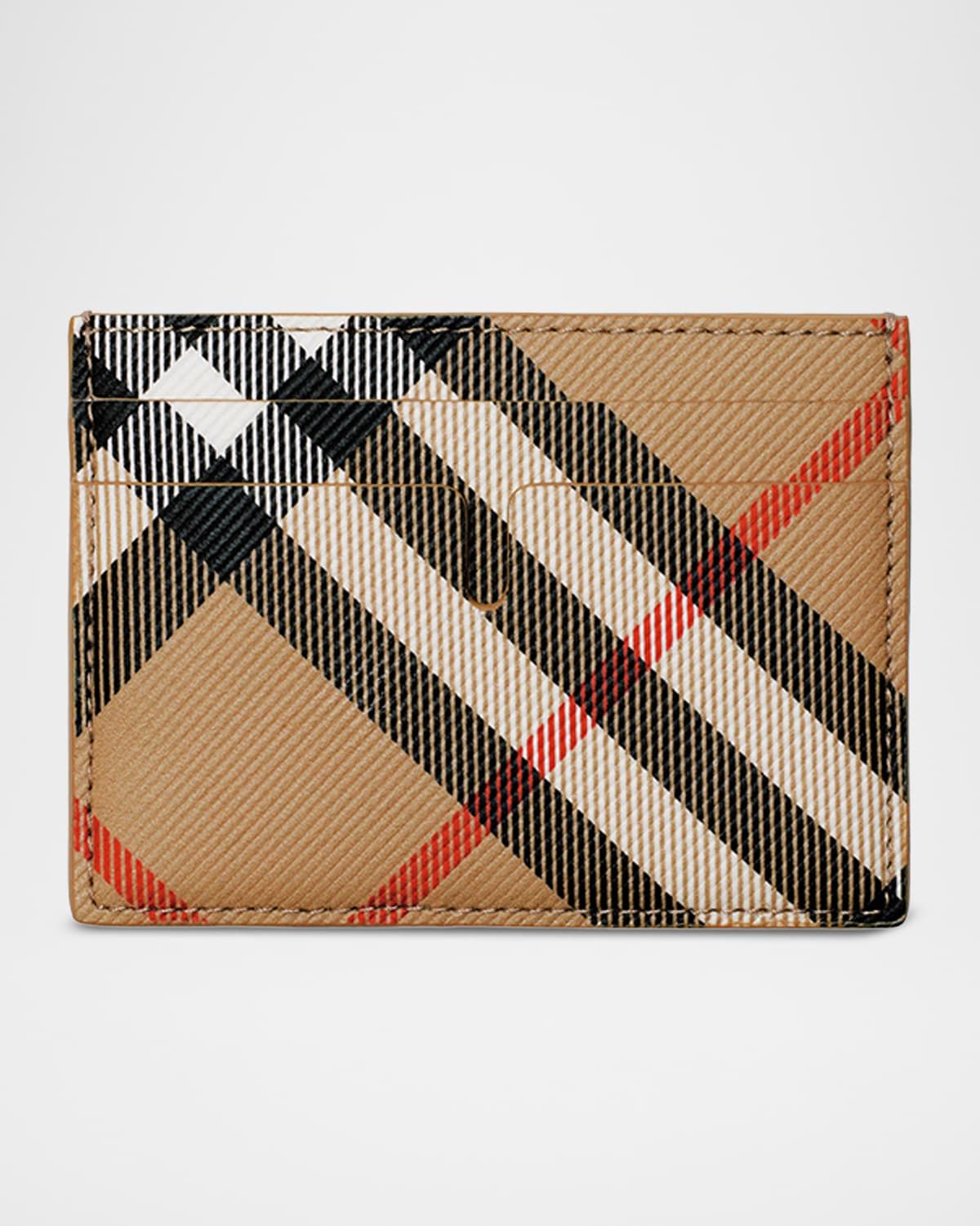 Men & apos;s Sandon Check Card Case