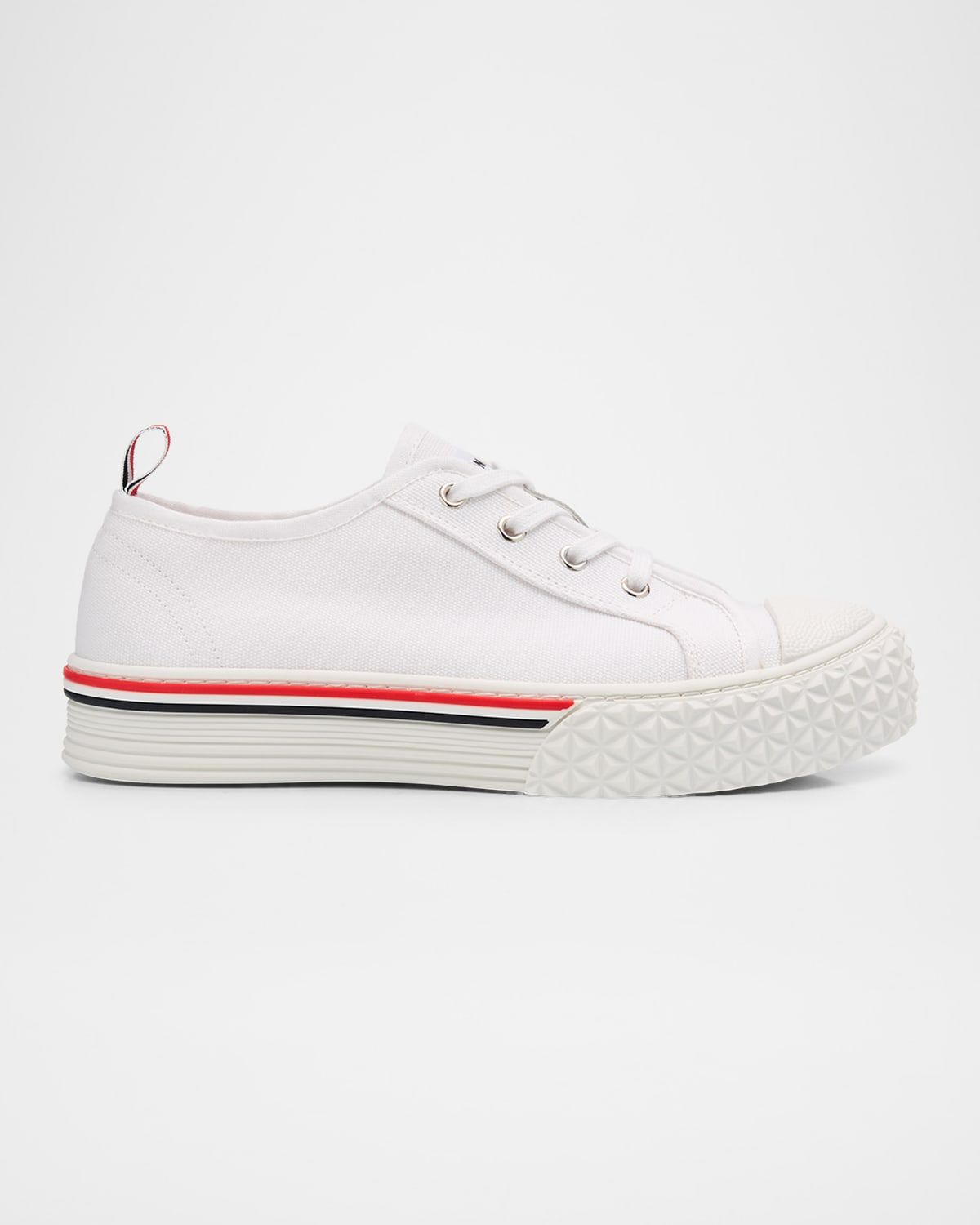 Collegiate Low-Top Canvas Sneakers