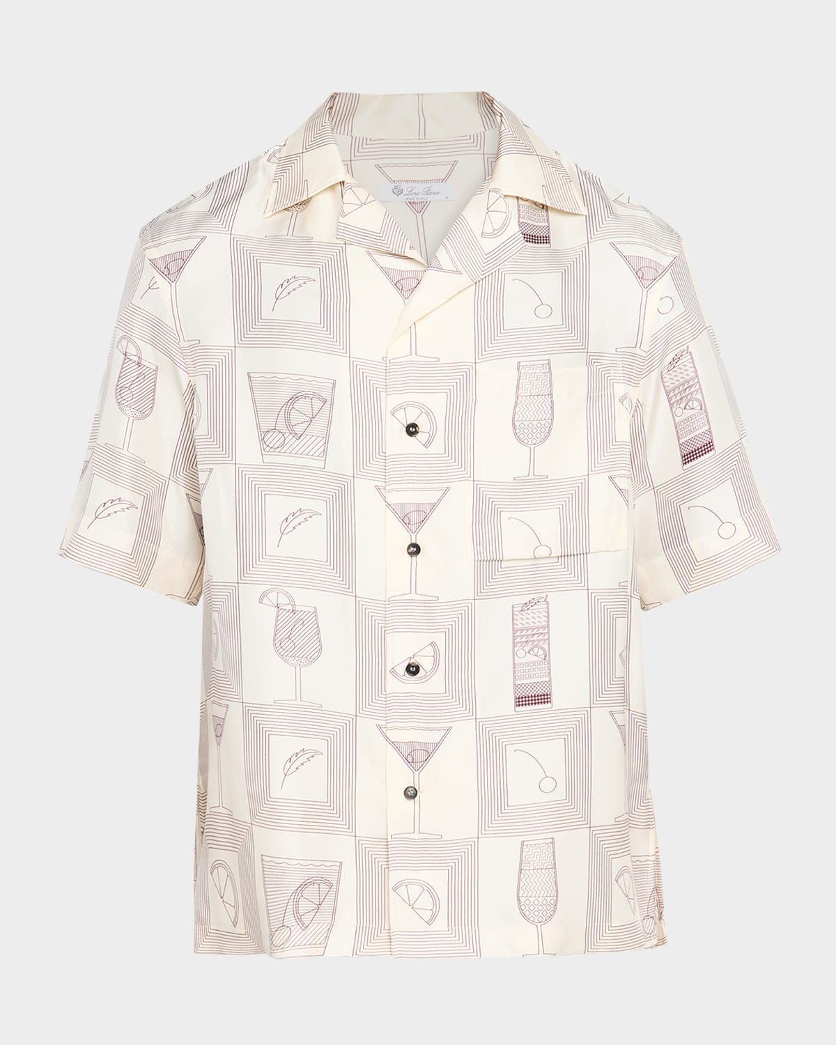 Men & apos;s Federico Twill Short-Sleeve Shirt