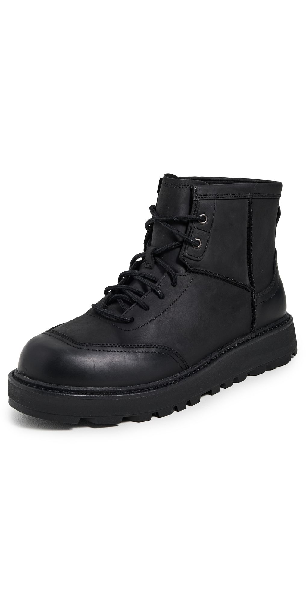 UGG Idyllwild Lace Boots Black / Black 10