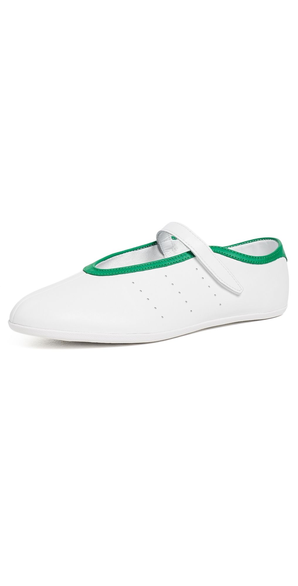 adidas Stan Smith Lo Ballet Shoes ftwr white/ftwr white/green 9