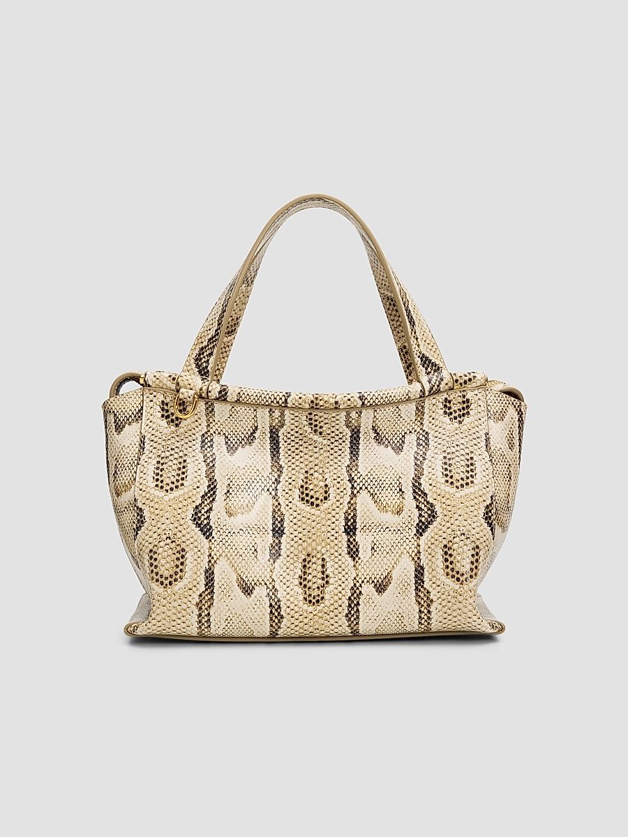 Women's Ida Snake-Print Leather Crossbody Bag - Island Python