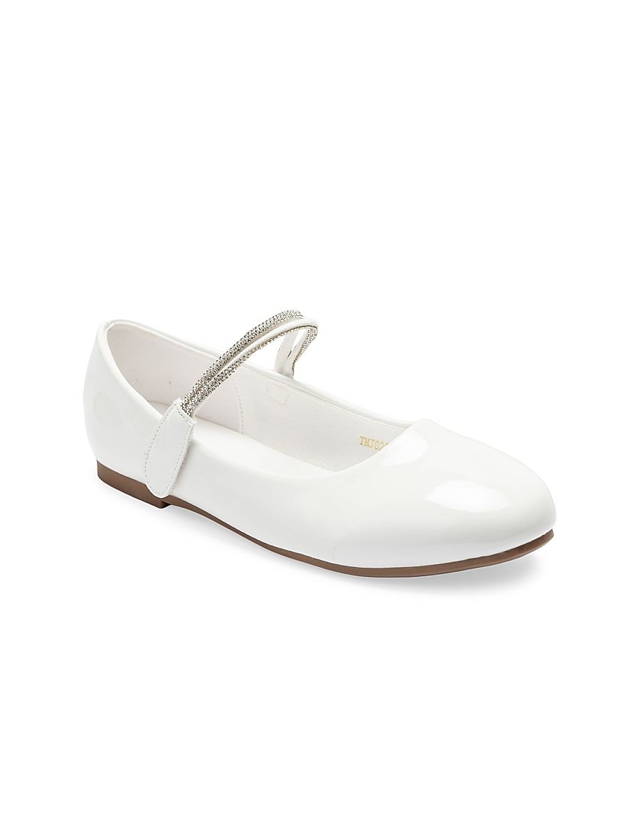 Little Girl's & Girl's Celestia Flats - White - Size 5 (Child)