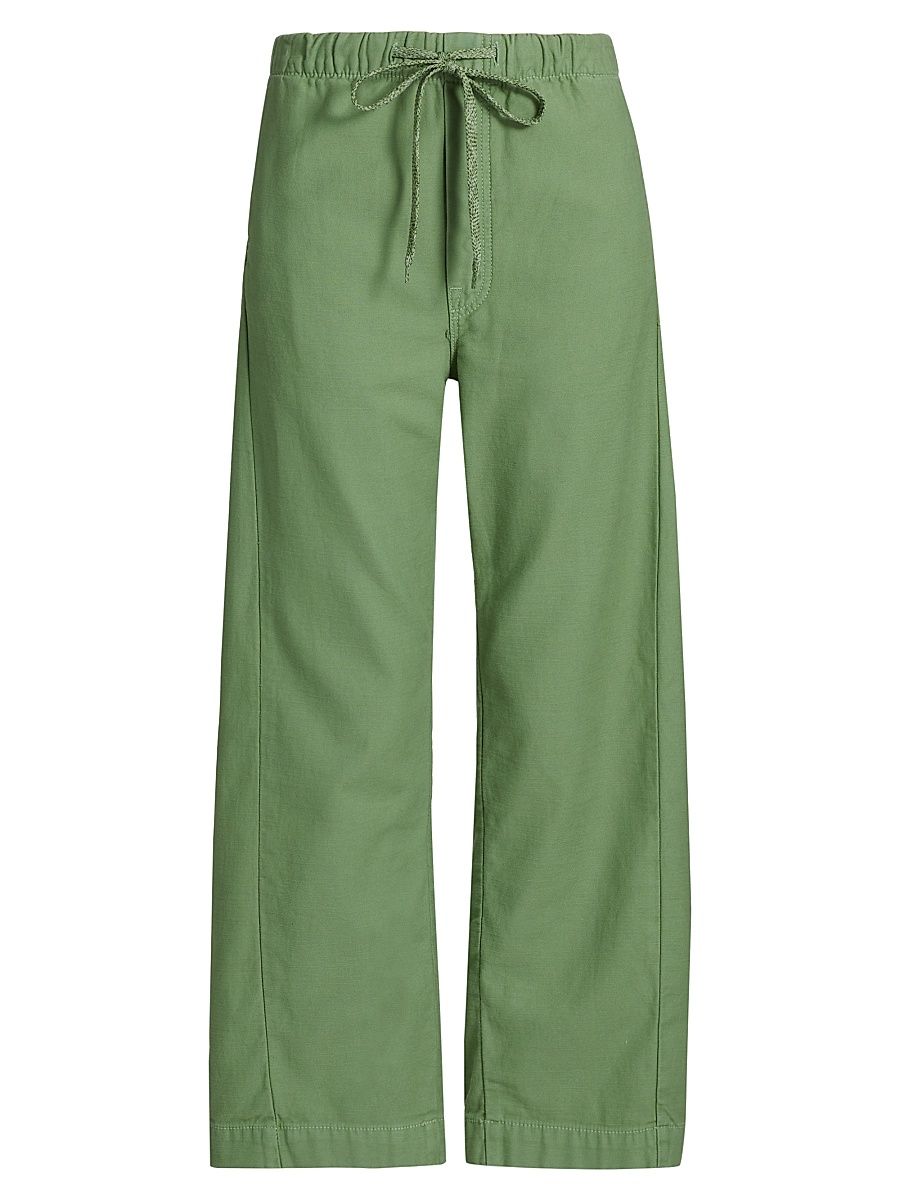 Women's The Drawn Half-Pipe Cotton Pants - Sir Yes Sir Mineral Green - Size 30