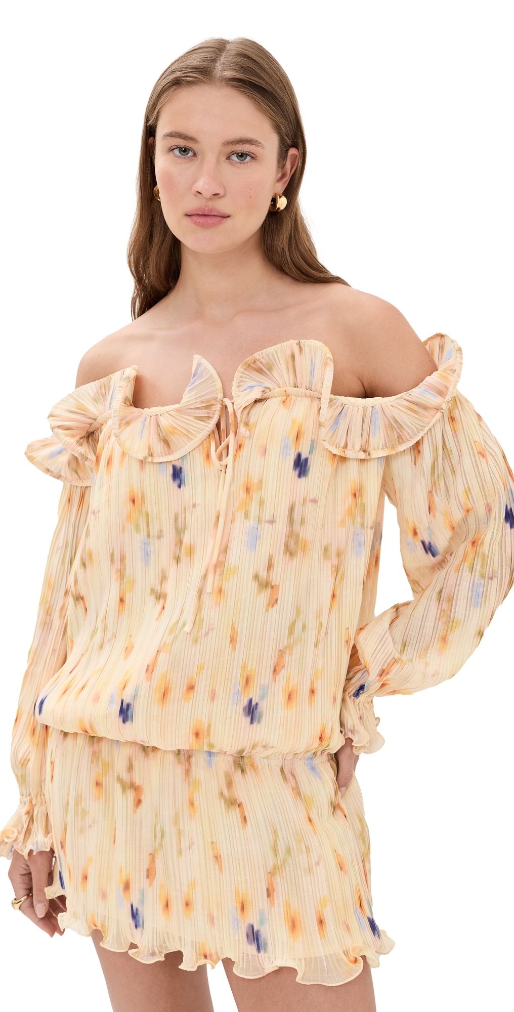 Line & Dot Potpourri Mini Dress Multi S