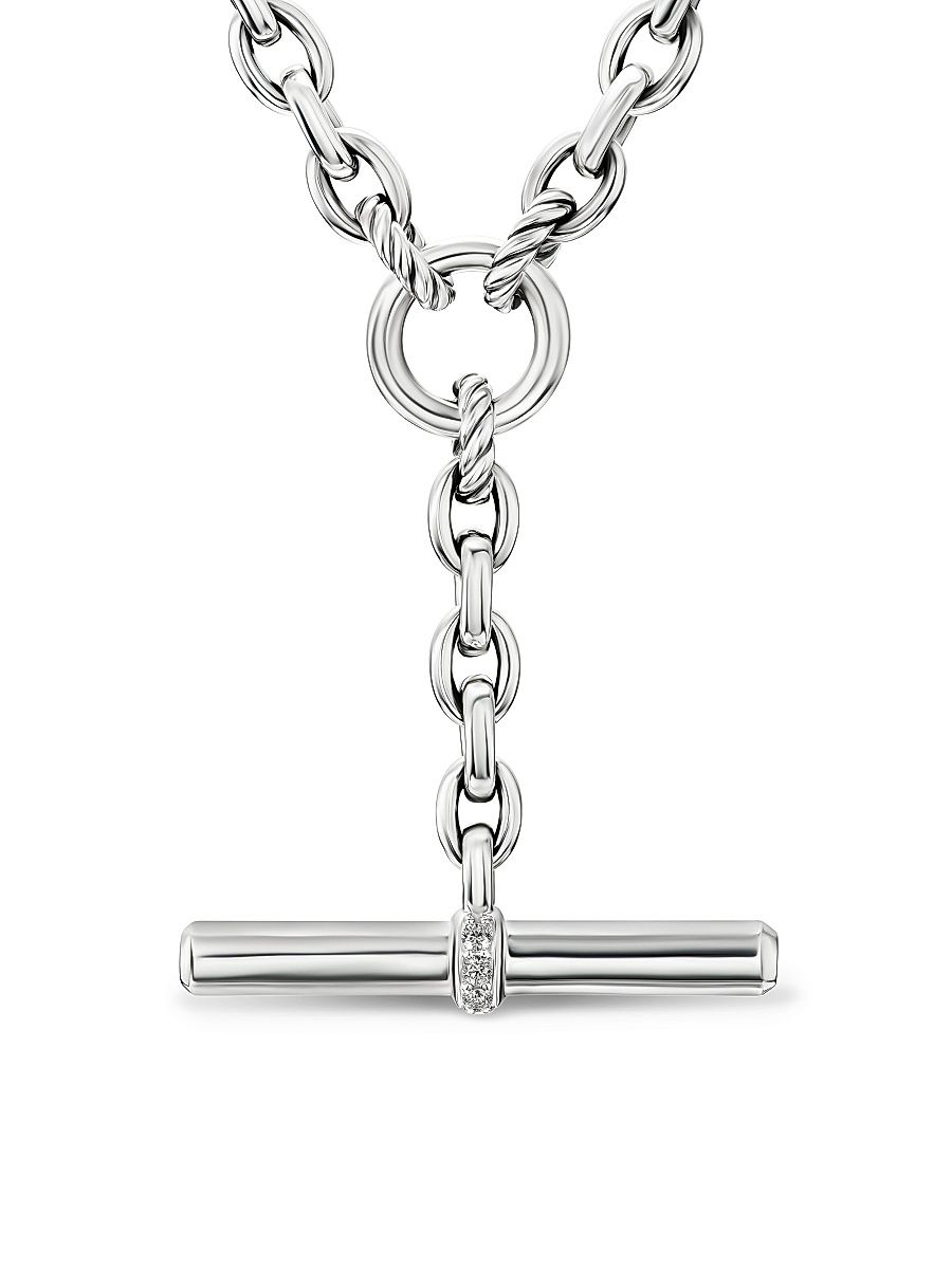 Women's DY Mercer Petite Toggle Chain Necklace in Sterling Silver - Silver - Size 16