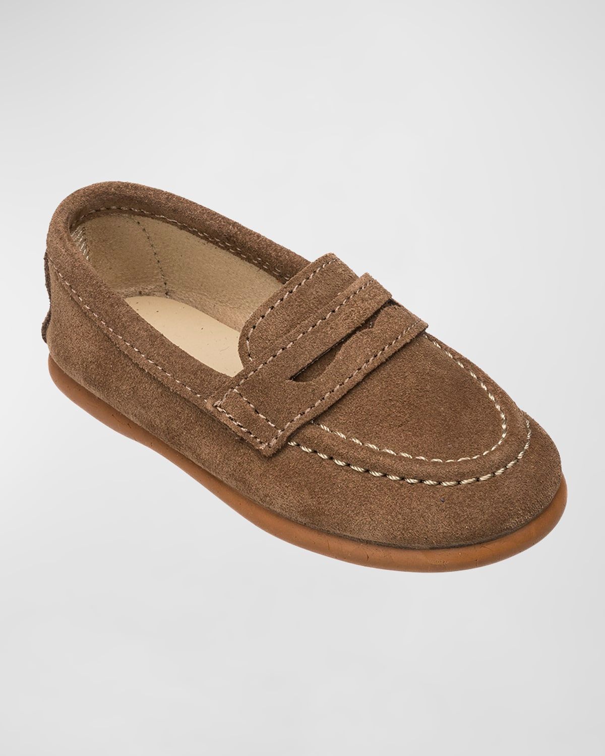 Boy & apos;s Suede & Leather Penny Loafers, Baby/Toddler/Kids