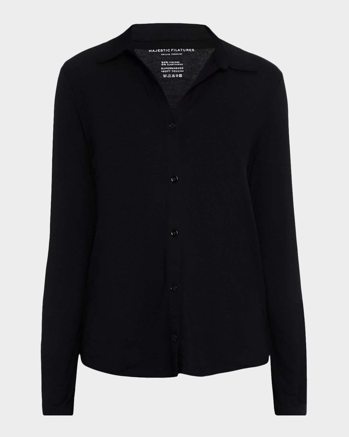 Soft Touch Button-Front Shirt