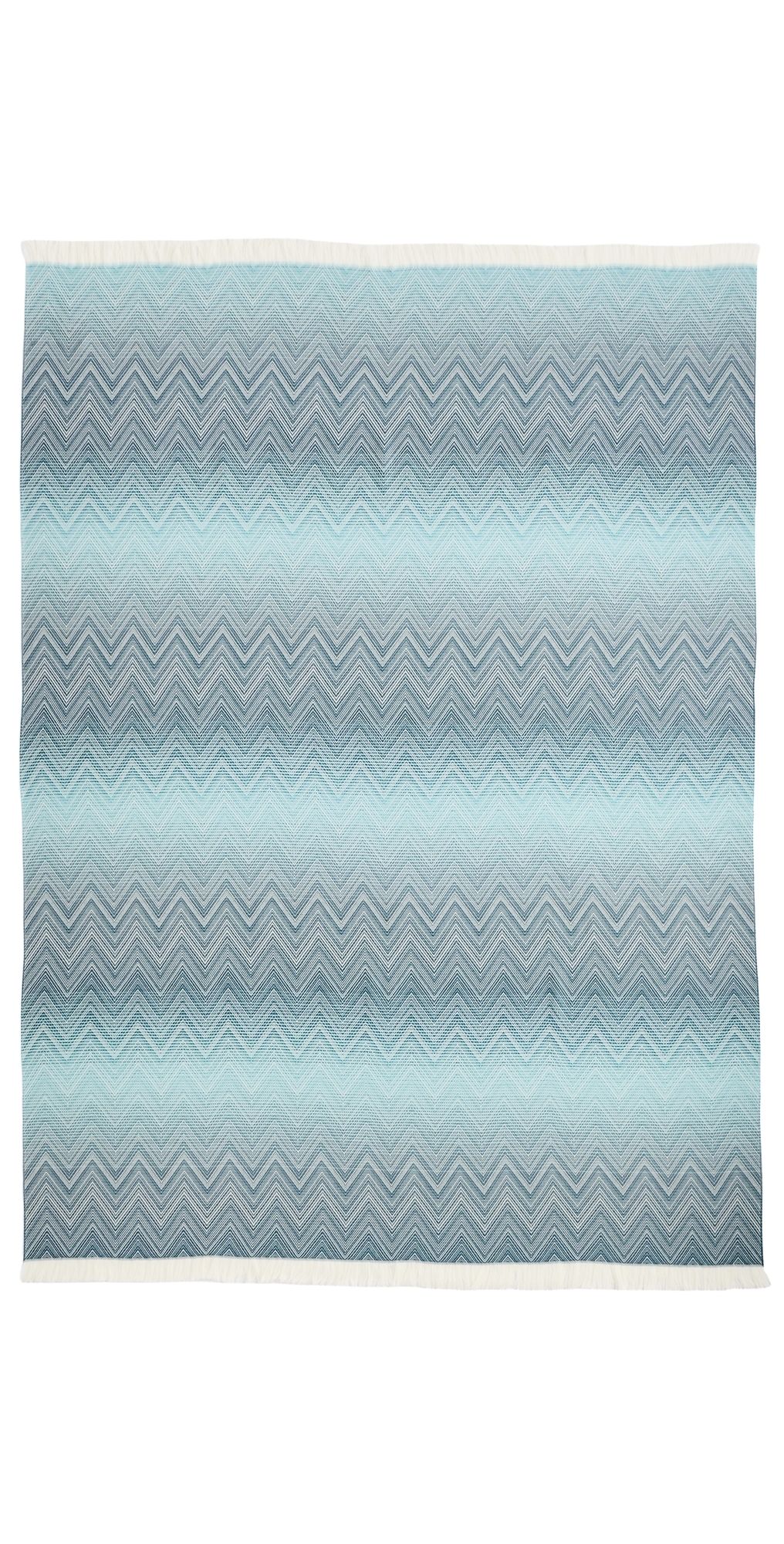Missoni Timmy Wool Throw Petrol One Size