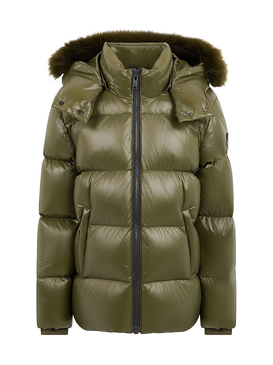 Kid's Kings Puffer Jacket - Moss - Size 20