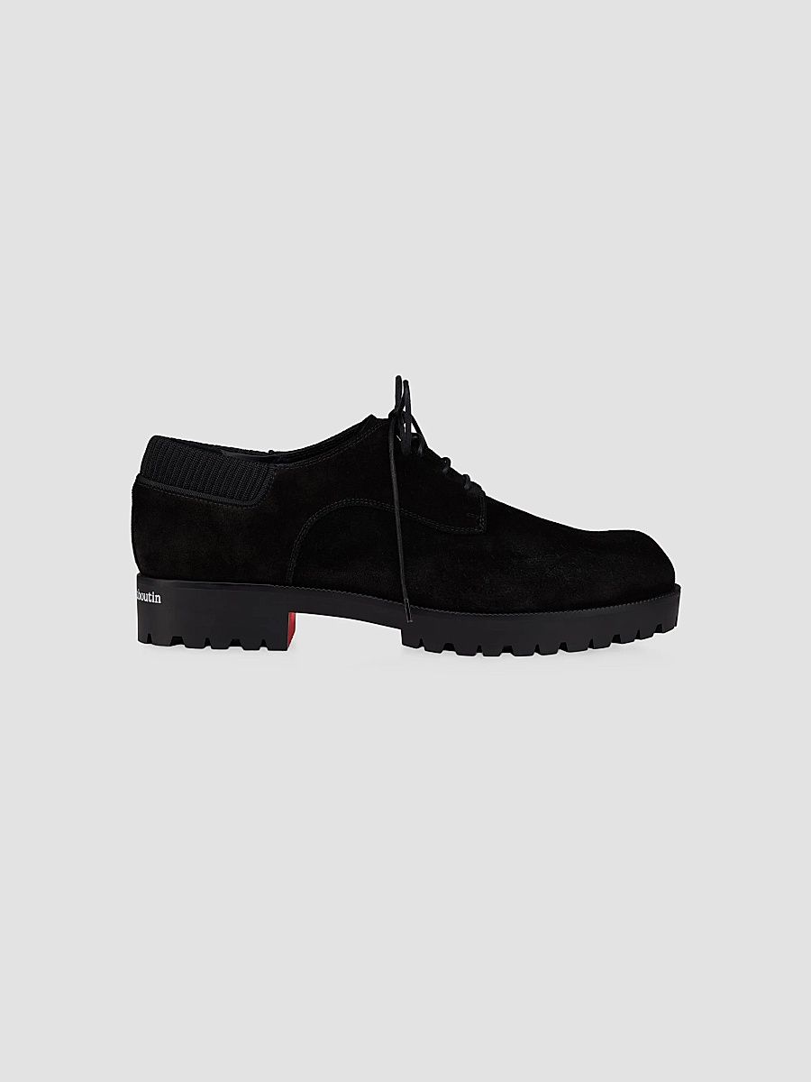 Christian Louboutin Men's Cavafield Derbies - Black - Size 15