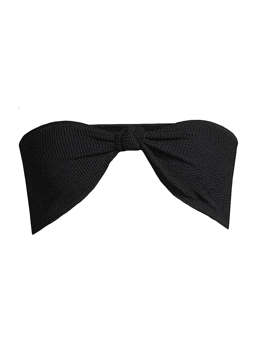 Women's The Sahara Bandeau Bikini Top - Black