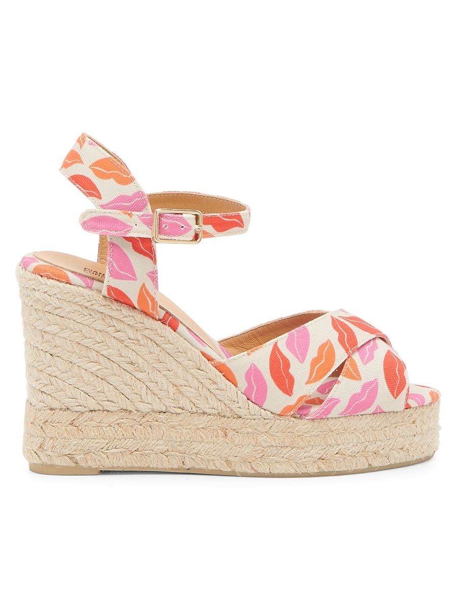 Women's Blaudell DVF Wedge Espadrilles - Rose Multi - Size 9