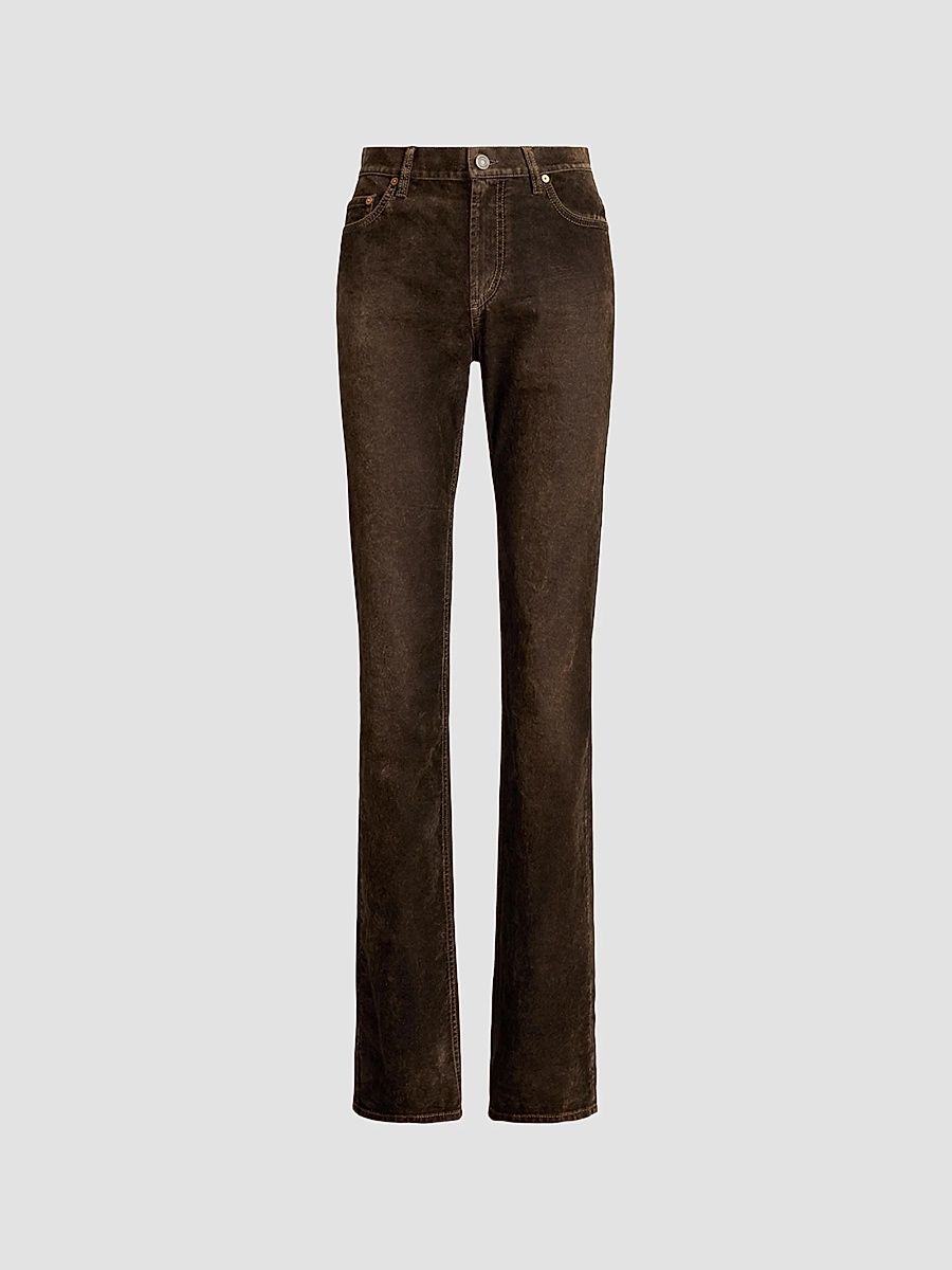Ralph Lauren Collection Women's Walton Mid-Rise Slim Jeans - Taupe - Size 31