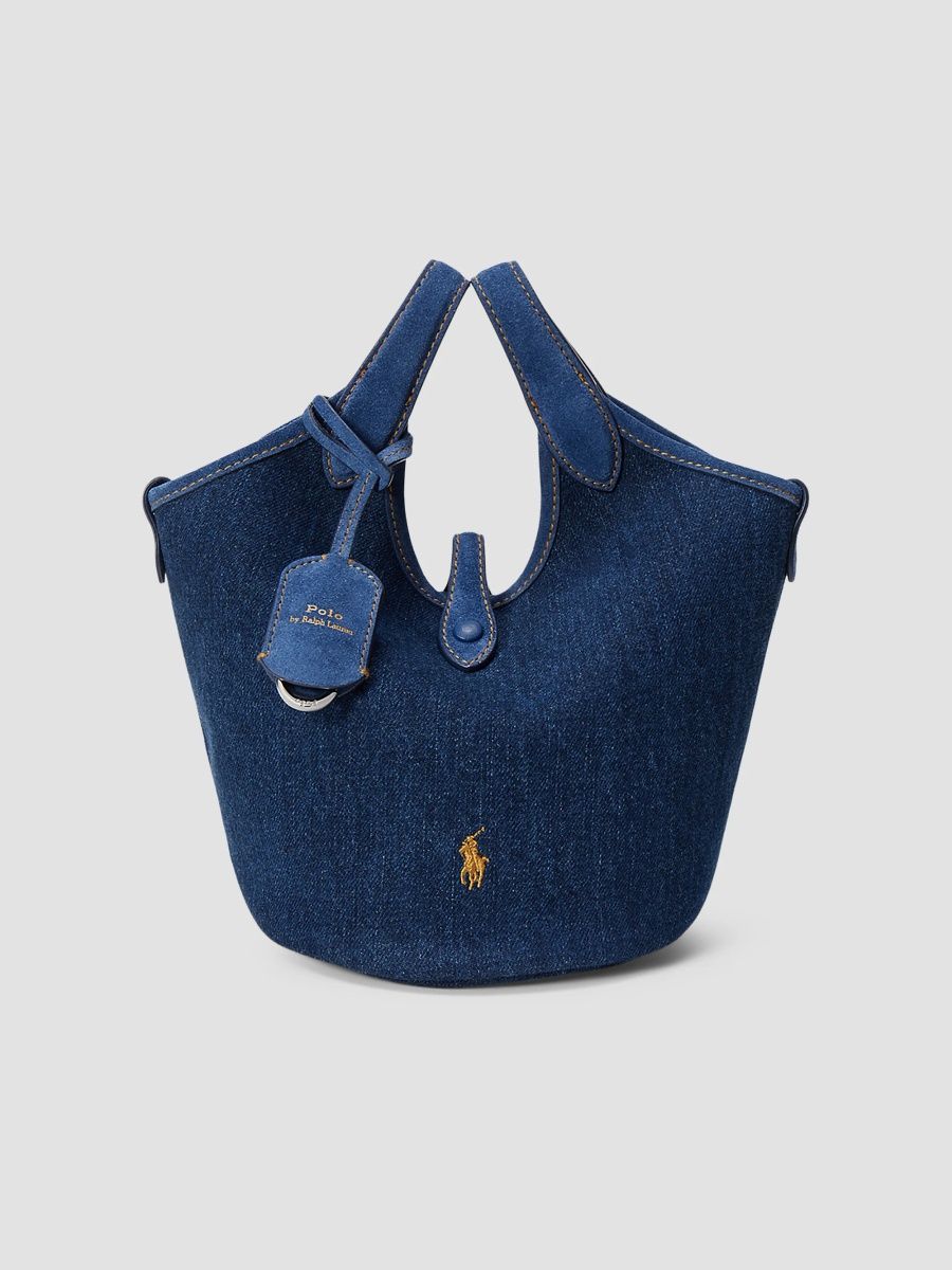 Polo Ralph Lauren Women's Polo Play Small Denim Tote Bag - Kate Wash