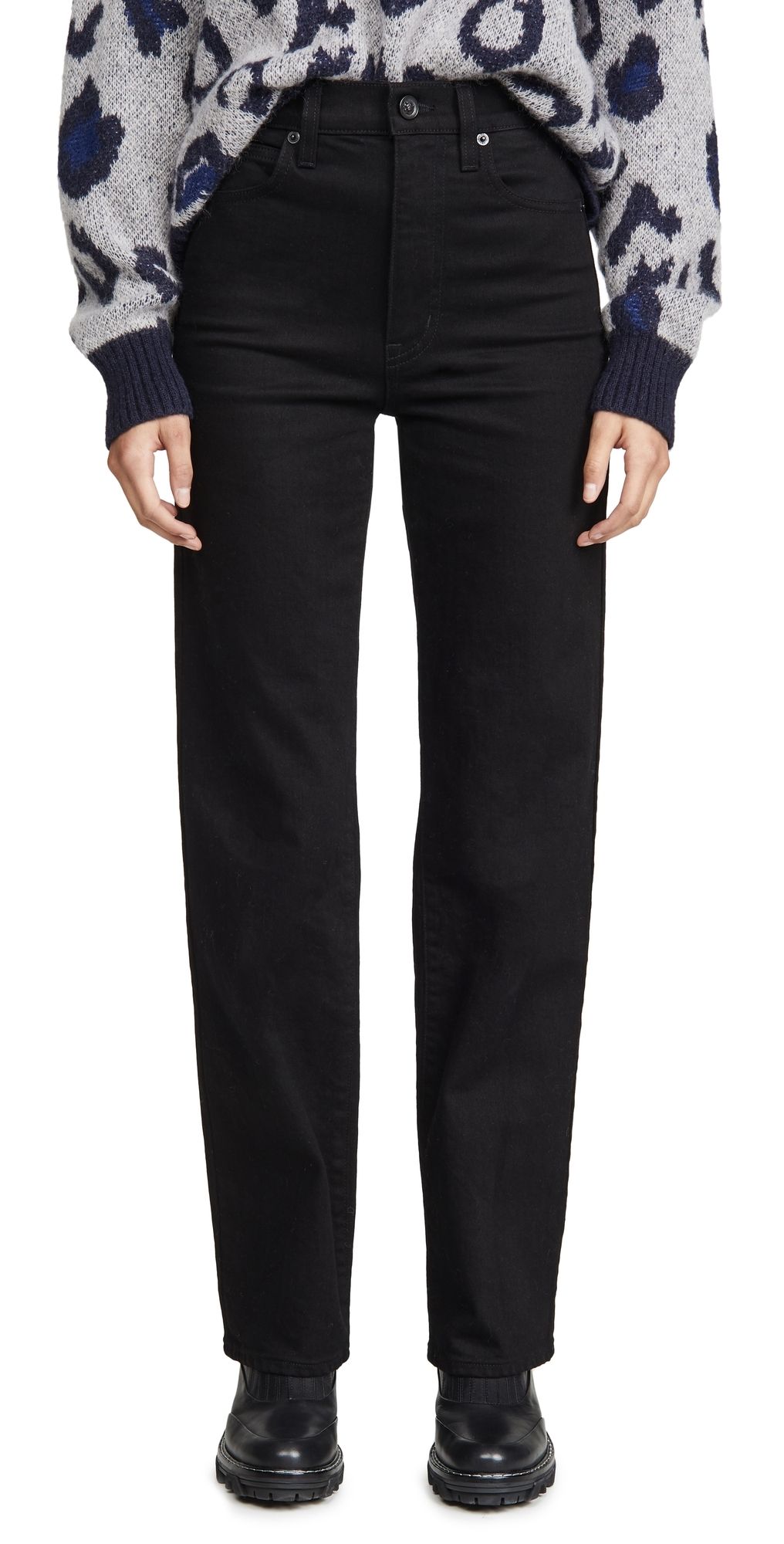 SLVRLAKE London Jeans Jet Black 25